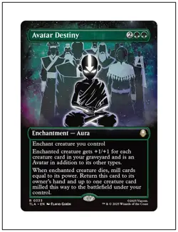 1x Avatar Destiny, Borderless Art, Avatar, MTG NM - Image 1