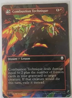 MTG Avatar: The Last Airbender, Combustion Technique - Borderless - Image 1