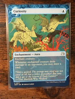 MTG Wilds of Eldraine: Enchanting Tales - Curiosity Borderless Uncommon 17 - NM! - Image 1