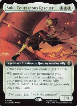 Suki, Courageous Rescuer (Extended Art) - FOIL - R Avatar: The Last Airbender 36 - Image 1
