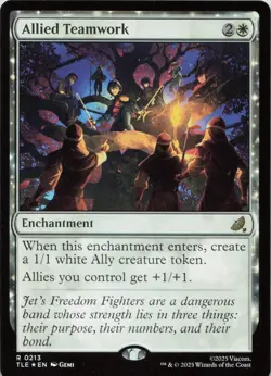 Allied Teamwork - FOIL - R Avatar: The Last Airbender: Eternal-Legal 213 - MTG - Image 1