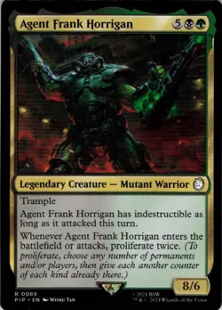 MTG Agent Frank Horrigan (89) | NM | Universes Beyond: Fallout {PIP} - Image 1