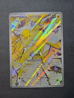 Pokemon TCG Sv07 Joltik Card #150/142 Illustration Rare, Near Mint Condition - Image 1