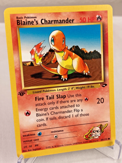 Blaine's Charmander 60/132 Gym Challenge Pokemon Card 1st Edition - NM / VLP - Image 2