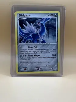 Pokemon TCG Dialga DP Black Star Promo DP49 Holo Promo 1st Edition Promo MP - Image 1