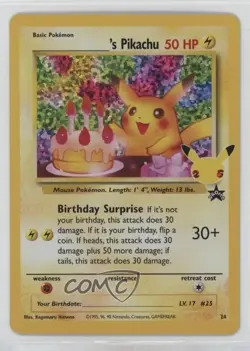 _____'s Pikachu (Wizards Black Star Promo) Pokemon Celebrations #24 - Image 1