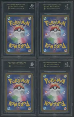 BLACK LABEL COMPLETE SET YU NAGABA EEEVEE UMBREON POKEMON SV-P PROMO BECKETT BGS - Image 4