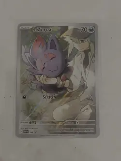 2025 Pokemon EN N's Zorua 189 Sv: Scarlet Violet Promo Holo Stamped - Image 1