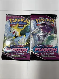 Pokemon TCG Fusion Strike Sealed Packs 2 Packs - Image 1