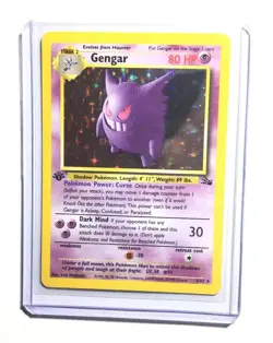 GENGAR - 5/62 - 1st Edition Fossil - Holo - Pokemon Card - EXC / NEAR MINT - Image 1