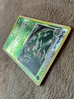 2008 Pokemon TCG Diamond & Pearl Great Encounters Sceptile Reverse Holo 8/106 MP - Image 3