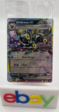 Umbreon ex 060/131 Prismatic Evolutions Stamped Promo Sealed Pokemon TCG - Image 1