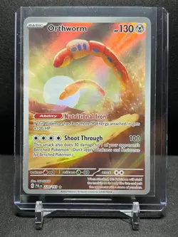 Orthworm 224/193 Illustration Rare Holo Pokemon 2023 Paldea Evolved NM - Image 1