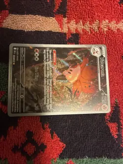 Pokemon TCG: Black Bolt Volcarona 100/86 Illustration Rare - Near Mint - Image 5