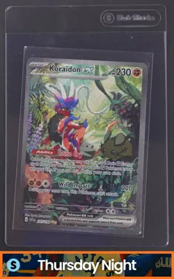 2023 POKEMON SCARLET & VIOLET #247/198 KORAIDON EX SPECIAL ILLUSTRATION RARE SIR - Image 1