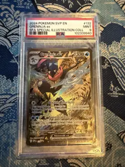 2024 POKEMON SVP EN GRENINJA ex SFA SPECIAL ILLUSTRATION COLL PSA 9 MINT! - Image 1
