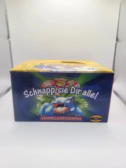 1999 Pokemon GERMAN 1st Edition Base Set Booster Box Display OPENED EMPTY - Image 2