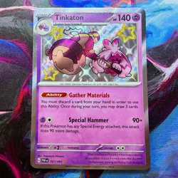 Pokemon TCG ‘Tinkaton 167/091’ Paldean Fates - Image 1
