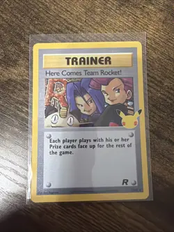 Pokemon Card Here Comes Team Rocket! 15/82 Celebrations - Near Mint - Image 1