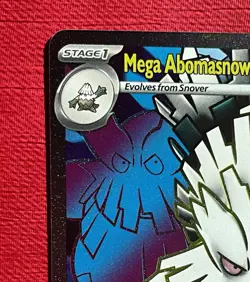 Mega Abomasnow ex 157/132 Pokemon Mega Evolution Secret Rare Full Art - Image 3