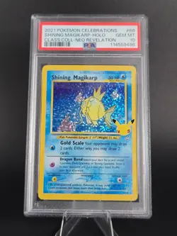 Pokemon - Shining Magikarp - Celebrations CC -66/64- Holo Rare - PSA 10 Gem Mint - Image 3