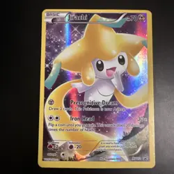 Jirachi XY112 Full Art Holo XY Black Star Promos Pokemon Card - LP - Image 2