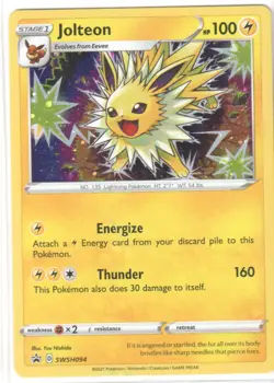 Sword & Shield Promo Cards #SWSH094 Jolteon Pokemon - Image 1