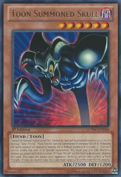 Toon Summoned Skull - LCYW-EN106 - Rare - 1st Edition NM Yugioh Legendary Collec - Image 1