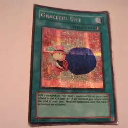 YUGIOH Secret Rare Graceful Dice TSC-E002 - Image 1