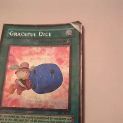 YUGIOH Secret Rare Graceful Dice TSC-E002 - Image 3
