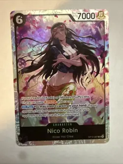 Nico Robin OP12-087 One Piece Legacy of the Master Foil ENGLISH SR - Image 1