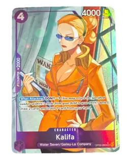 One Piece Kalifa (Full Art) (OP03-060/326) Premium Booster NM FOIL - Image 1