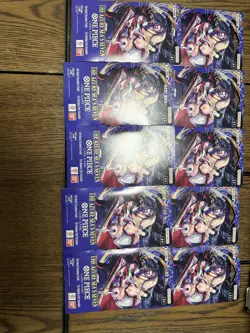 One Piece OP14 The Azure Sea’s Seven Sleeved Booster Pack Lot Of 10 - In Hand - Image 1