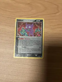 Pokemon Sableye 10/100 Crystal Guardians Holo Rare 60 HP Basic Card English - Image 2