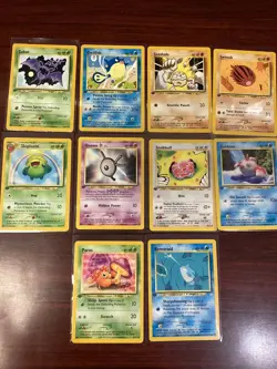 1ST EDITION - NEO REVELATION - POKEMON NON HOLO CARD LOT - Image 1