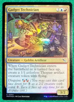 Gadget Technician (Foil) - Murders At Karlov Manor MKM #0204 - Magic MTG Card - Image 1