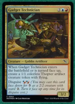 Gadget Technician (Foil) - Murders At Karlov Manor MKM #0204 - Magic MTG Card - Image 2