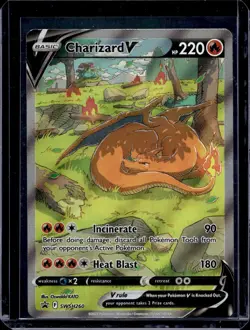 Pokemon SWSH: Sword & Shield Promo Cards Charizard V SWSH260 - Image 1