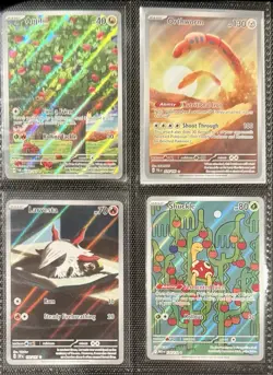 Pokemon TCG Illustration Rare Cards Lot Of 4 - Image 1
