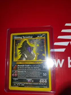 Pokemon Shining Tyranitar 113/105 Neo Destiny Holo Secret Rare Unlimited Card - Image 1