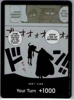 DON!! Card (Black & White) English Kingdoms of Intrigue - One Piece Card - NM - Image 1