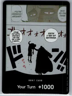 DON!! Card (Black & White) English Kingdoms of Intrigue - One Piece Card - NM - Image 1