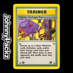 Pokemon TCG - Nightly Garbage Run 77/82 - 1st Edition Card - Team Rocket (NM) - Image 1