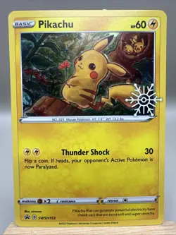 Pikachu - (Holiday Calendar) SWSH153 SWSH: Sword & Shield Promo Cards Holo - Image 1