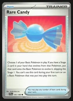 SV01: Scarlet & Violet Base Set Rare Candy #191/198 Common Pokemon Card - Image 1