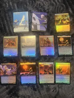 Mtg Magic Avatar The Last Airbender 11 card Rare lot - 2 Mythic! - All Mint - Image 1