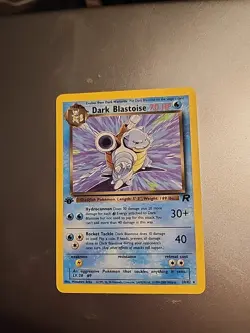 Pokemon Dark Blastoise TCG Card 20/82 1st Edition LP/NM - Image 1