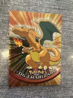 Charizard Holo Foil Topps TV Animation Pokemon Card #6 1999 - Image 1