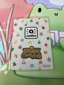 #159 Zell AUTHENTIC Nintendo Animal Crossing Amiibo NFC Card Series 2 - Image 2