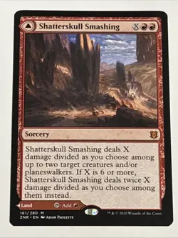 MTG Zendikar Rising Shatterskull Smashing 161/280 NM Mythic - Image 1